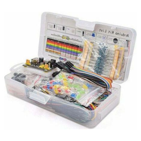 Linghhang – Elektronisches Komponenten-set, 830 Anschlusspunkte – Kabelwiderstand Für Arduino Uno R3 – Mehrfarbige Signalleuchten