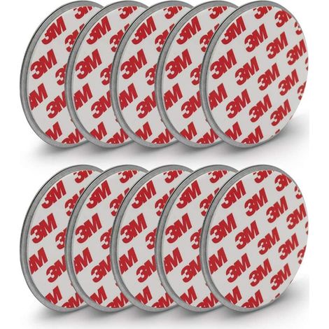 Magnetische Halterung Für Rauchmelder Mit 70 Mm Durchmesser – 10 Stück – 3m-klebepads Mit Magnetischer Rückseite Für Einfache Befestigung Ohne Bohren Oder Schrauben – Selbstklebend Für Alle Melder