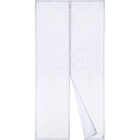 Magnetischer Moskitonetz-türvorhang, Anti-moskito-netz, Automatisch Schließend, Oben Und Unten, 120 X 220 Cm, Weiß – Ulisem