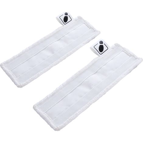 Mikrofaser-mopps, Kompatibel Mit Bodendüse Für Kärcher Sc-dampfreiniger. Mikrofasertücher, Mit Klettsystem Und Basisband, 2 Stück
