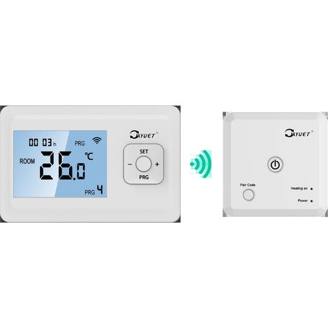 Monoblock-drahtlos Programmierbarer Thermostat, Hängender Ofenthermostat + Empfänger Hf-13523.287,5 Mm
