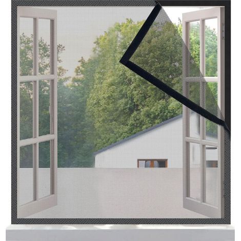 Moskitonetz Für Fenster, 120 X 120 Cm, Weißes Fiberglas, Sehr Dichtes Netz, Fenster-moskitonetz Ohne Bohren, Mit Klebestreifen, 2 Cm Breite, Anti-fliegennetz-vorhänge