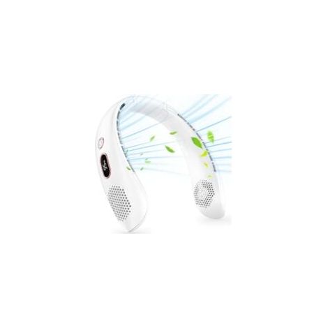 Nackenventilator, Tragbarer Usb-halsventilator, Leiser Ventilator Ohne Flügel, 360°-luftstrom, Wiederaufladbarer Persönlicher Mini-ventilator Mit 3 Geschwindigkeiten Für Zuhause, Büro, Reisen Und E