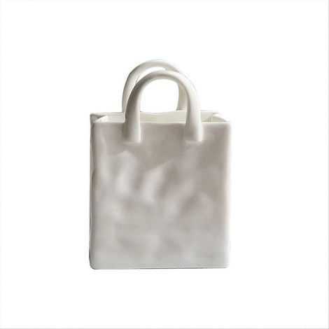 Nordic Home Deco Handtasche, Keramikvasen Für Blumen, Moderne Dekoration Für Raum B