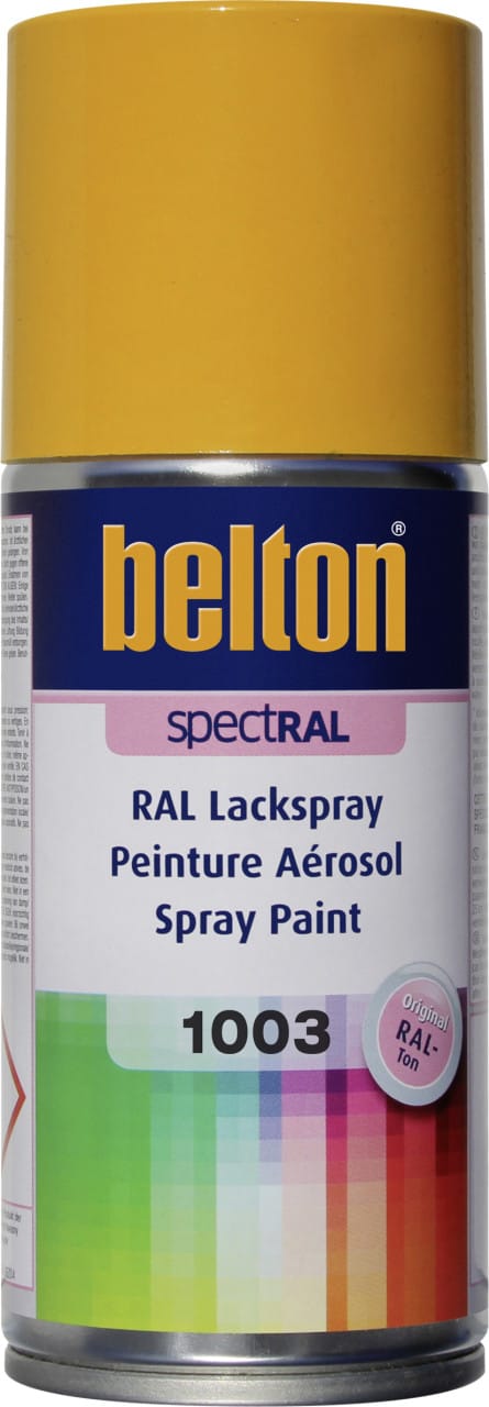 Spectral Lackspray 150 Ml Signalgelb Hochglänzend Sprühlack Buntlack - Belton