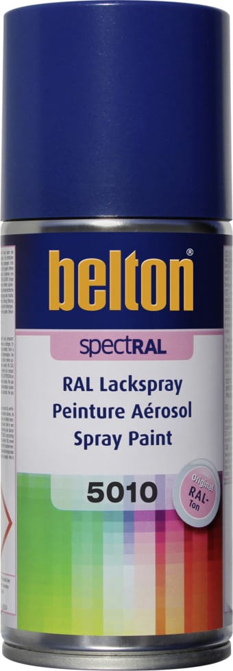 Spectral Lackspray 150 Ml Enzianblau Seidenglänznd Sprühlack Buntlack - Belton