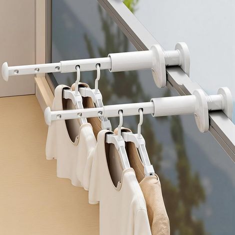 Reise-trockenständer Für Kleidung, 2er-pack, Erweiterbarer Wäscheständer Für Den Innen- Und Außenbereich, Tragbarer Hängeständer Über Der Tür, Mini-größe Für Kreuzfahrt, Wohnmobil, Wohnheim