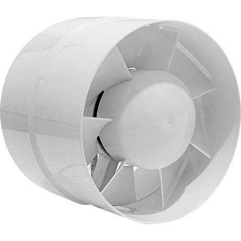 Reihenventilator Für Abluftsysteme In Badezimmern Und Küchen, 4 Zoll, Mit Integriertem, Thermisch Geschütztem Motor (apc10-b Weiß 4 Zoll)