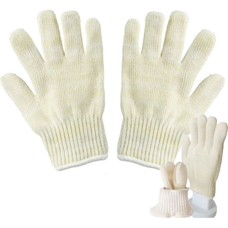 Roleader – Hitzebeständige Handschuhe Aus Aramidfaser – Beständig Bis 300°c – Universalgröße – Für Den Umgang Mit Heißem Geschirr Und Kaminen (2 Stück)