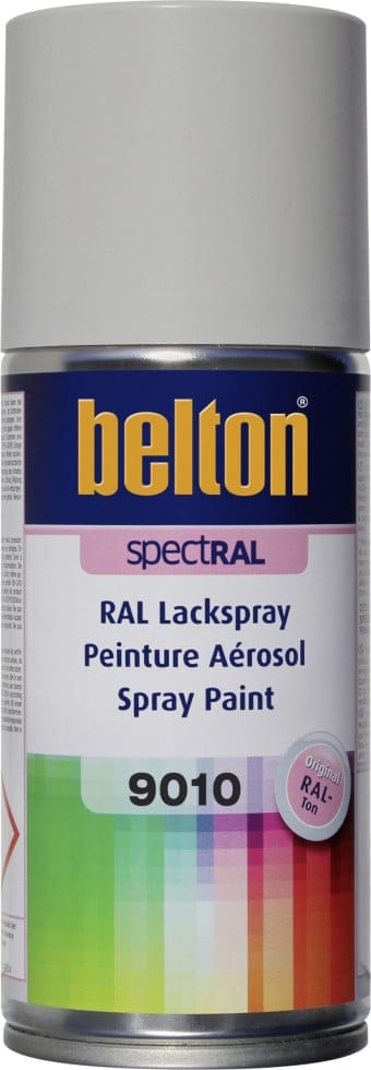 Spectral Lackspray 150 Ml Reinweiß Seidenglänznd Sprühlack Buntlack - Belton