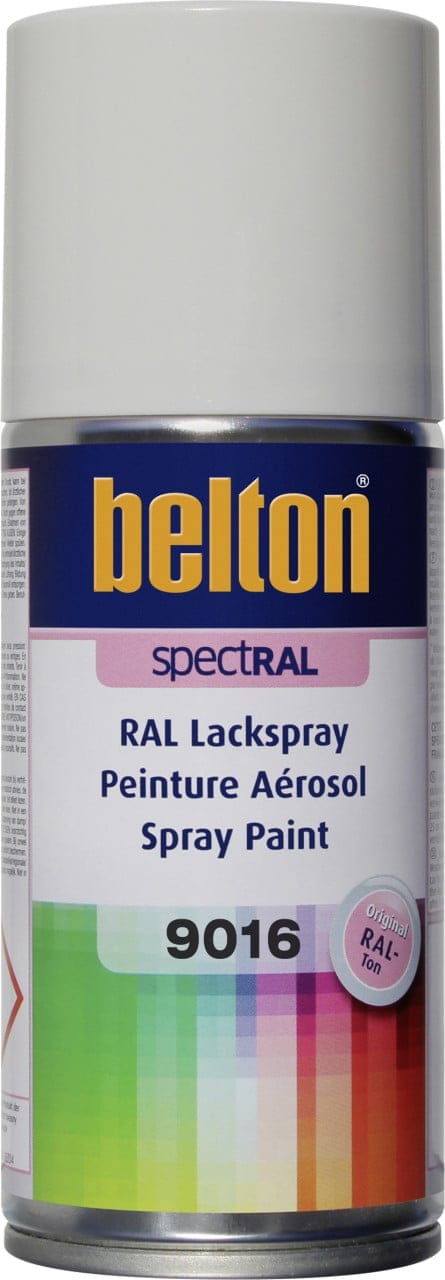 Belton Spectral Lackspray 150 Ml Verkehrsweiß Hochglänzend Sprühlack Buntlack