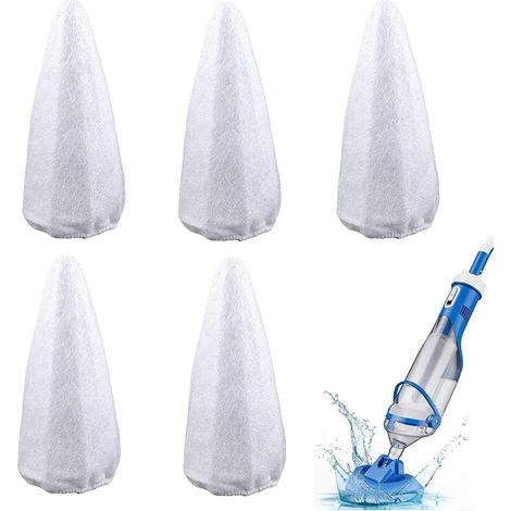 Schwimmbad-vakuum-netzbeutel, Schwimmbad-filterbeutel, Feines Netz, 5-fach Reinigender Laubsammler, Ersatzteile, Vakuumfilter, Filterabfälle Und Andere Kleine