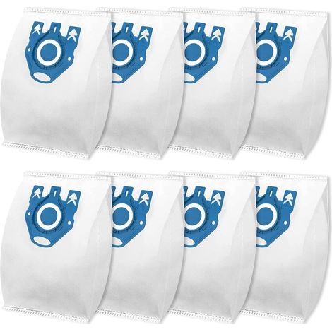 Set Mit 8 Miele Gn Hygiene 3d-beuteln – Für Die Serien S2000 / S5000 / S8000 / Complete C2 C3 / Classic C1 – Ohne Filter