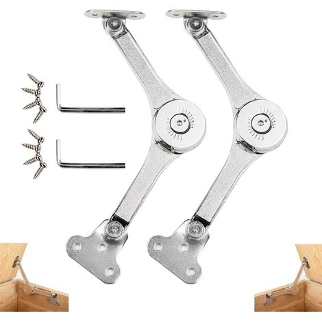 Soft-close-scharniere Für Spielzeugkisten – Abdeckungsunterstützung, Robuste Brustscharniere Mit Soft-close-funktion Für Holzkisten, Unterstützt 22,7 Kg/2 Stück