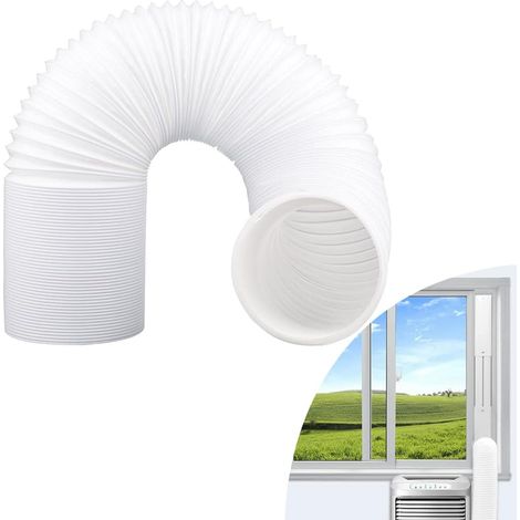 Sollbry Schlauch Für Mobile Klimaanlagen, Pp-material, Abluftschlauch Für Klimaanlagen, 15 Cm Durchmesser Mit 2 M Länge, Universal-schlauch-set Für Mobile Klimaanlagen, Luftabsaugung, Wäschetrockner