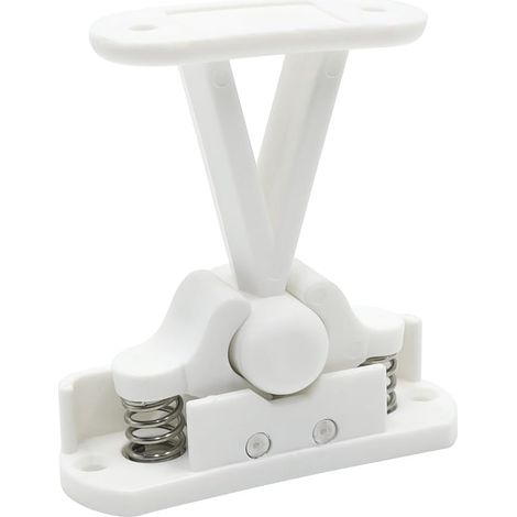 T-förmiger Türstopper Für Wohnmobile, Stumm, Nylon, Wohnwagen-türstopper, Türstopper, Verwendet Für Wohnmobil-camping-bootsschränke, 7 X 7,5 Cm (weiß)