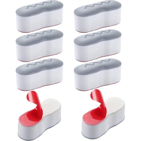 Toilettensitz-stopper, Universelle Ersatz-stopper Mit Starkem Kleber Für Zuhause, Hotel Und Schule (8er-pack) (weiß)