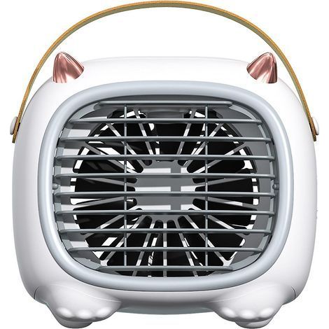 Tragbarer Schreibtischventilator. 3 Geschwindigkeiten. Still. Usb. Mini-tischventilator Mit Leistungsstarkem Luftstrom. 360° Drehung. Ideal Für Zu Hause. Das Büro. Schlafzimmer Und Reisen