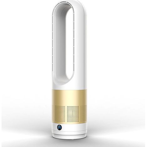 Turmventilator Ohne Flügel, 18 Zoll, Nur Kühlung, 8 Geschwindigkeiten, 8-stunden-timer, 80°-drehung, Led-anzeige, Geeignet Für Wohn- Und Büroräume