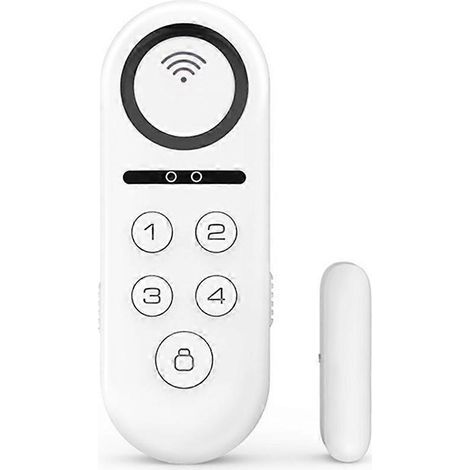 Tuya Smart Tür- Und Fensteralarm, Magnetsensor, Ton- Und Lichtfernbedienung, Passwort-deaktivierung, Tuya Smart Home
