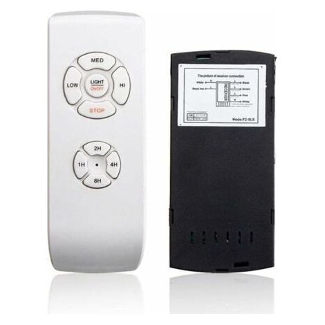 Universeller Deckenventilator Mit Fernbedienung, 110 V/220 V, Kabelloses Verteilungsset Für Zuhause/büro/hotel/lub, Weiß