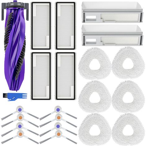 Zubehör Für Narwal Freo X Ultra Staubsauger, 1 Hauptbürste, 2 Staubbeutel, 4 Filter, 6 Tücher, 8 Seitenbürsten, Freo
