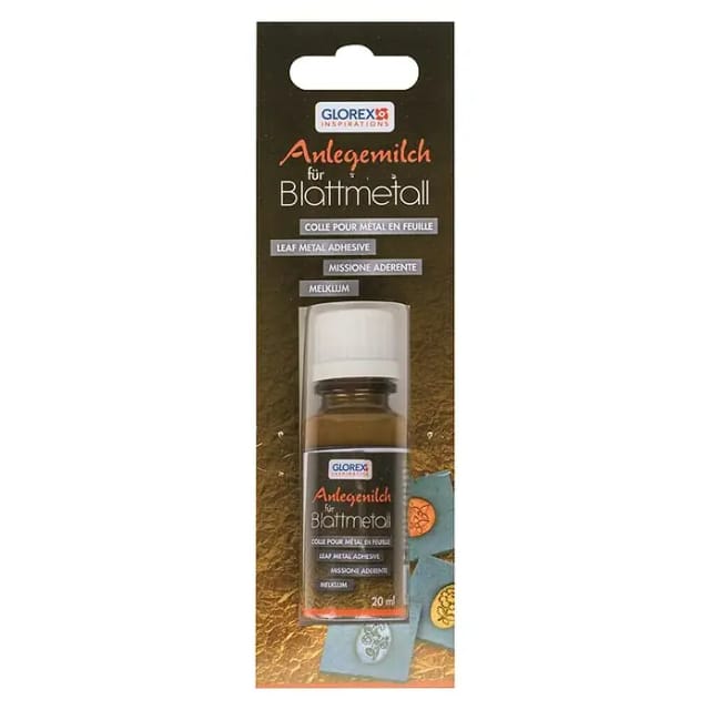 Glorex Anlegemilch Für Blattmetall 20 Ml Anlegemilch