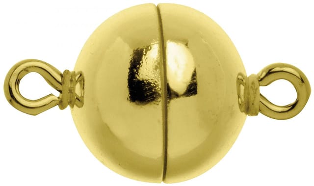 Glorex Magnetverschluss Muggel 10 Mm Goldfarben Schmuckbasteln