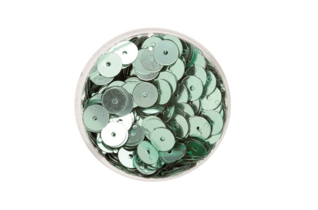 Glorex Paillettenscheiben 6 Mm 7 G, Mint Schmuckbasteln