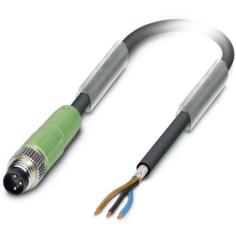 [neuwertig] B-ware Phoenix Contact Sensor-aktor-steckverbinder M8 Stecker 1,5m 3-polig Ip65 Schwarz