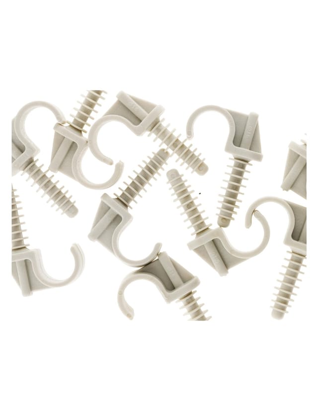 10 Fixe Tube Ø 16 Mm Grau