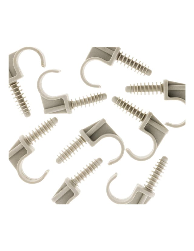 10 Fixe Tube Ø 20 Mm Grau