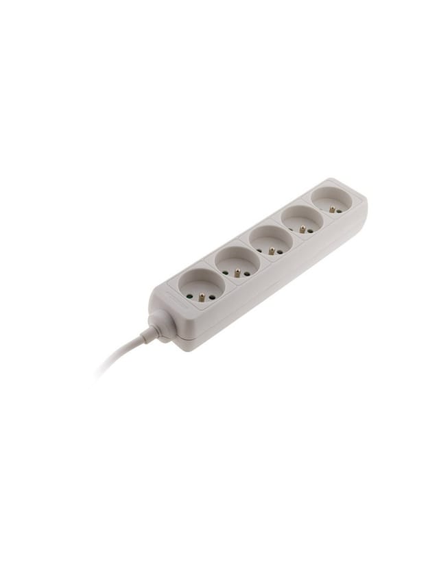 Block 5 Steckdosen 16a 1ml Weiß