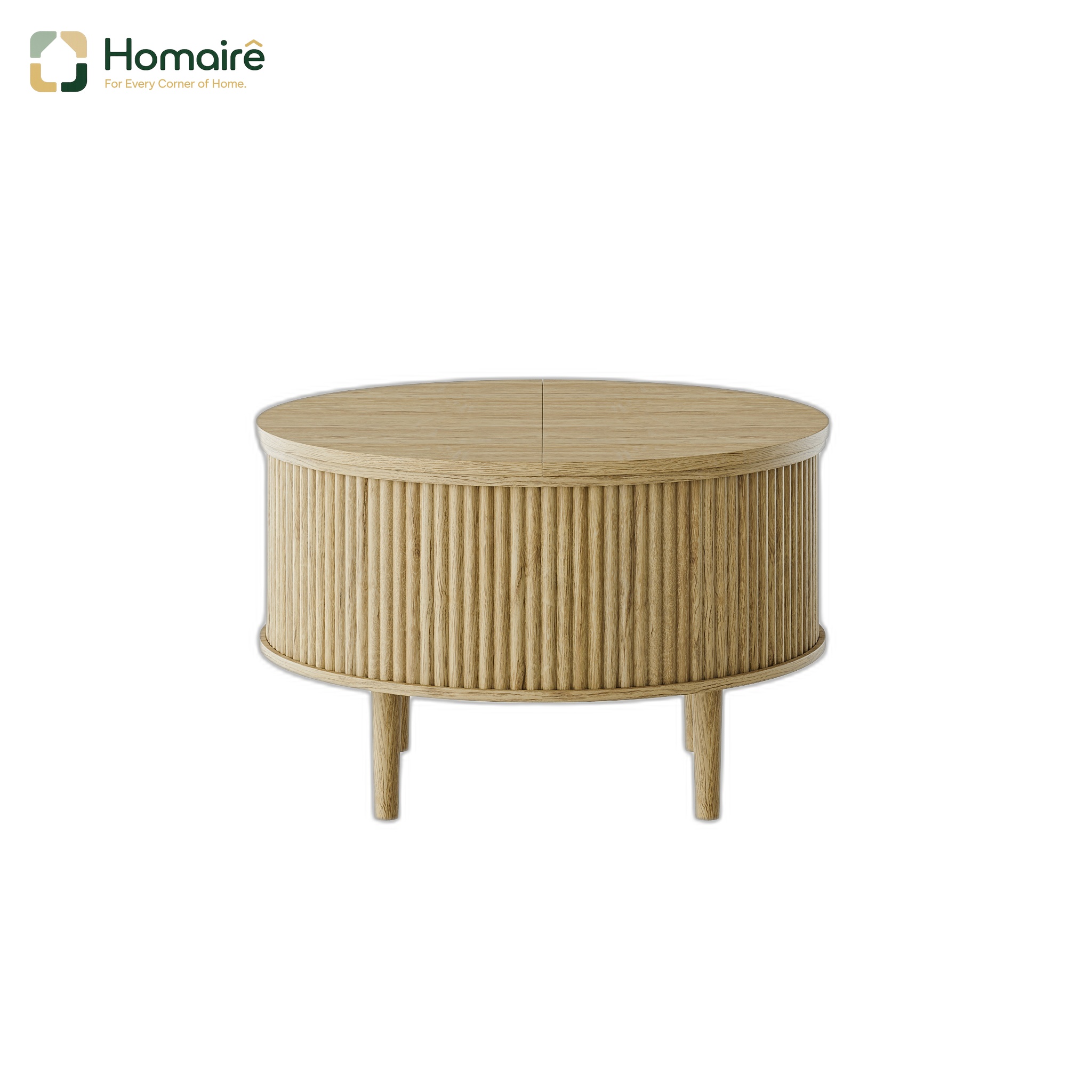Gartentisch, Natur, Aus Naturholz 80 X 80 X 50 Cm Homaire