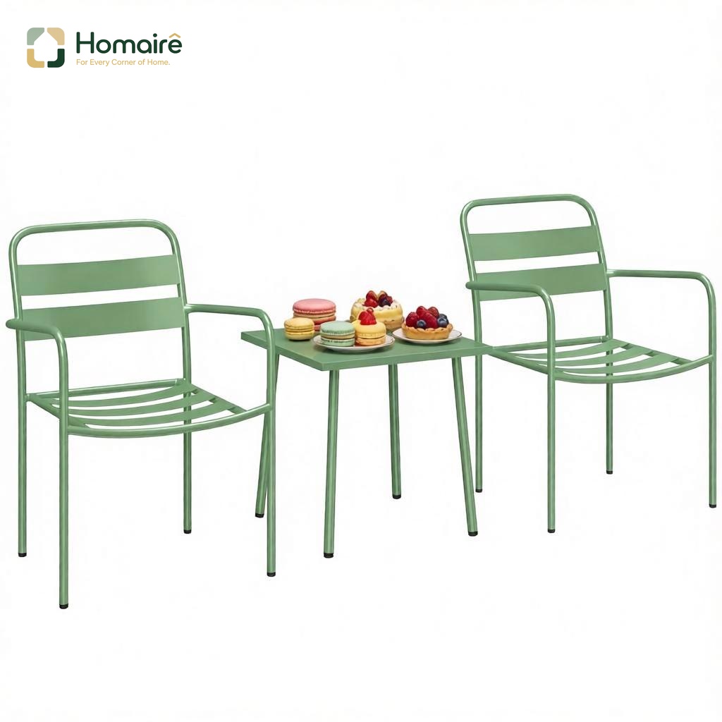 Gartenstuhl Aus Glas Und Grünem Glas 45 X 45 X 90 Cm Homaire