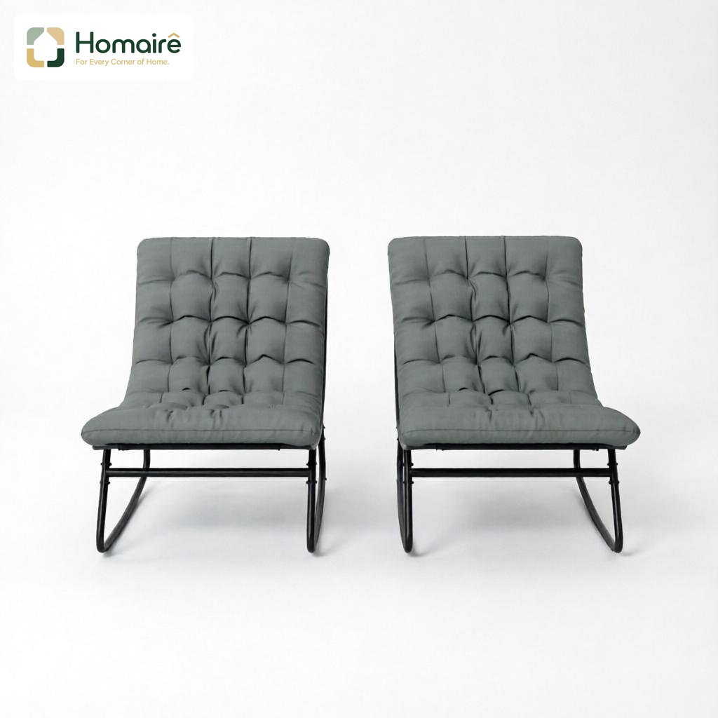 Schwarzer Hängesessel Aus Polyester 64 X 101 X 71 Cm Homaire