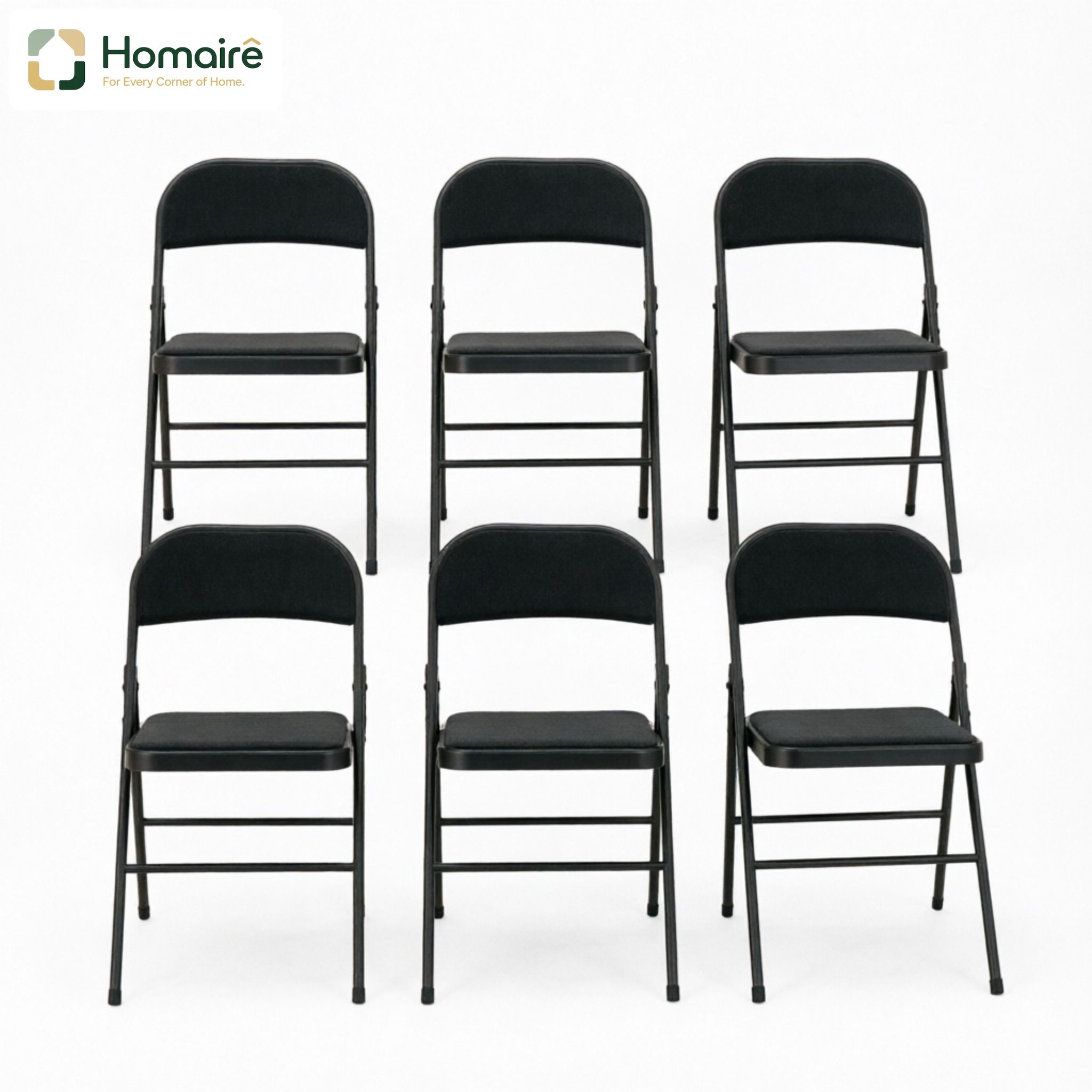 Set Gartenstühle Aus Polyester Und Stahl 45 X 46 X 78 Cm Homaire