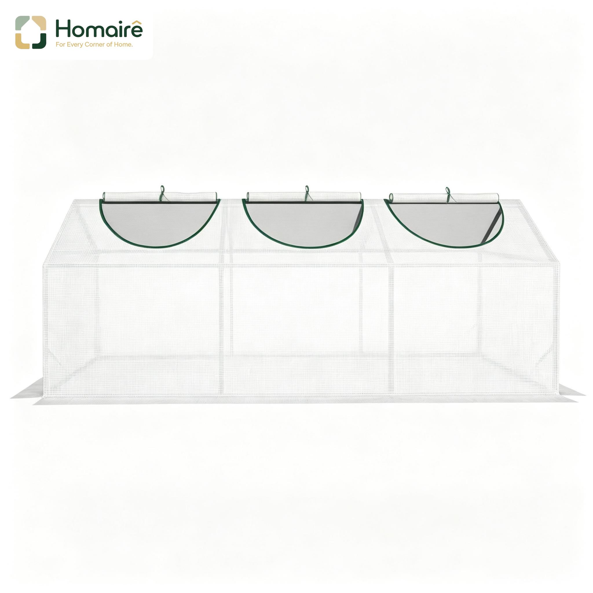 Weißes Modulares Gewächshaus 180 X 60 X 60 Cm Homaire