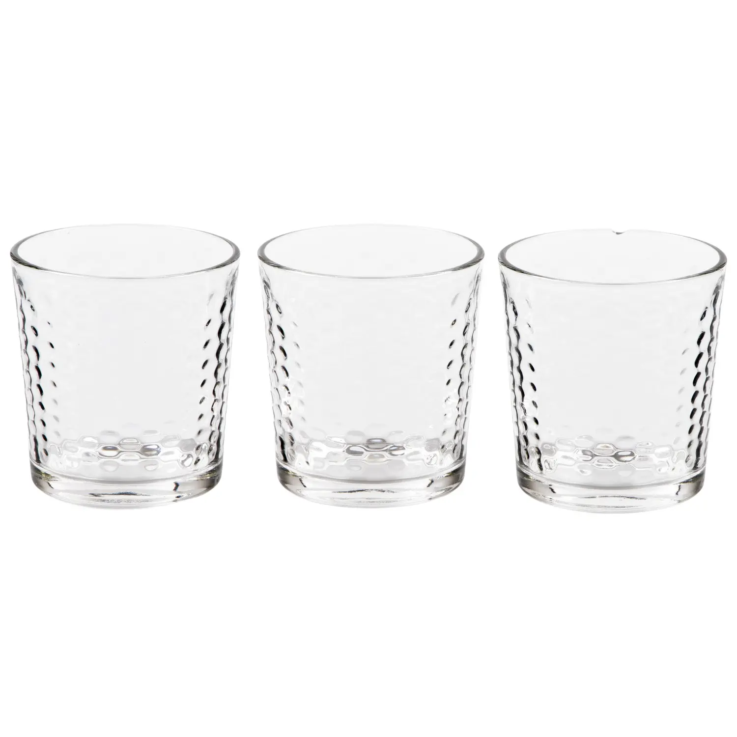 Set 6 Gläser Hive 26 Cl Mit Rutschfester Wabenstruktur
