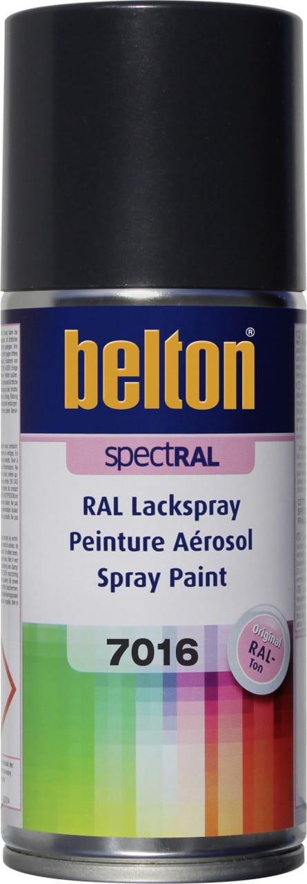 Spectral Lackspray 150 Ml Anthrazit Seidenglänznd Sprühlack Buntlack - Belton