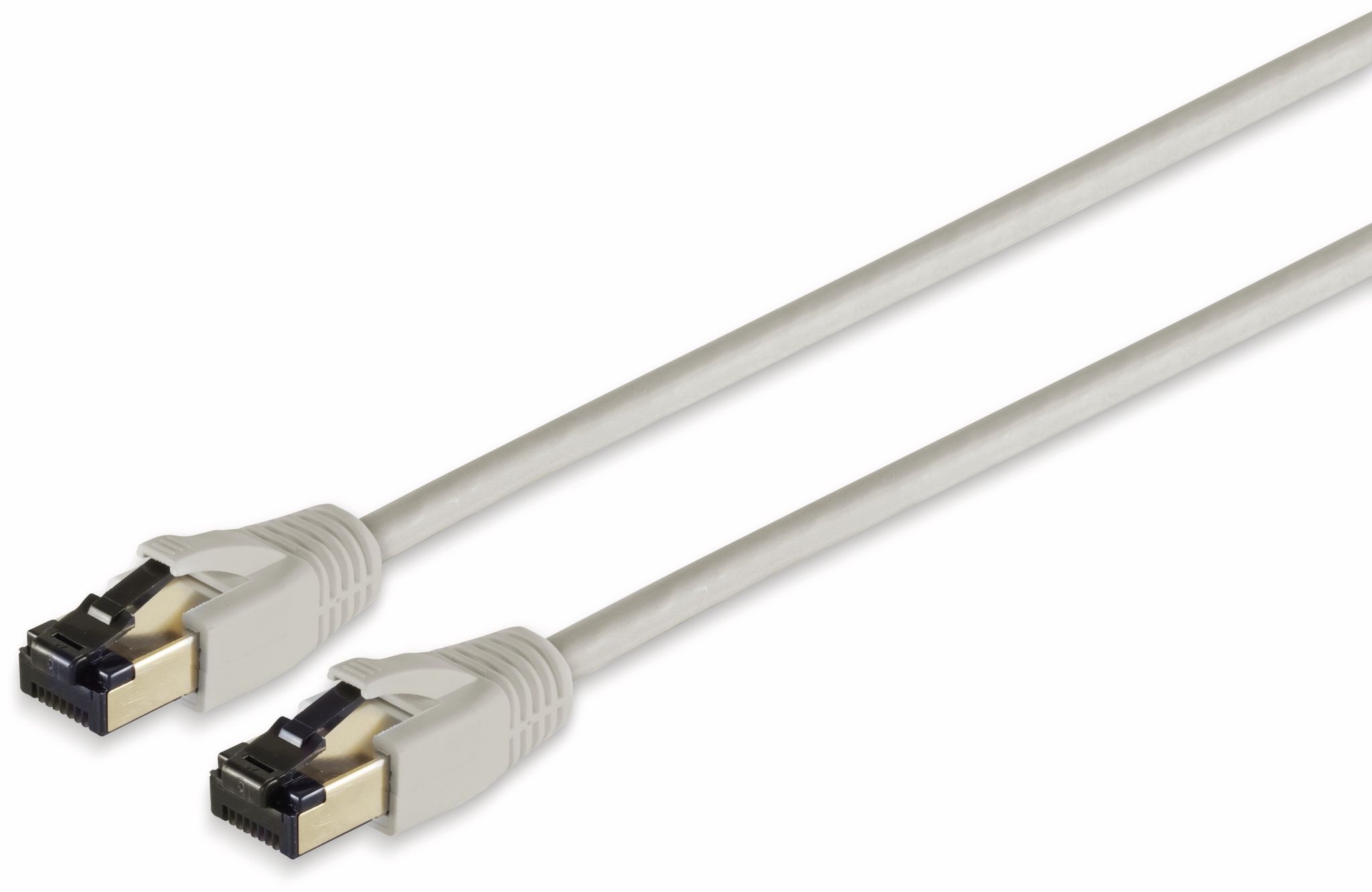 S-impuls Patchkabel Cat 8.1, F/ftp, Lszh, Grau, 2,0 M