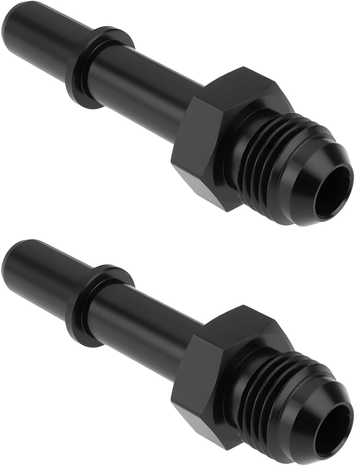 Set Mit 2 An6 Auf 3/8 Zoll Sae-schnellanschlussadaptern (außengewinde), Kompatibel Mit Chevrolet Ls1, Ls2, Ls3 Und Ls6
