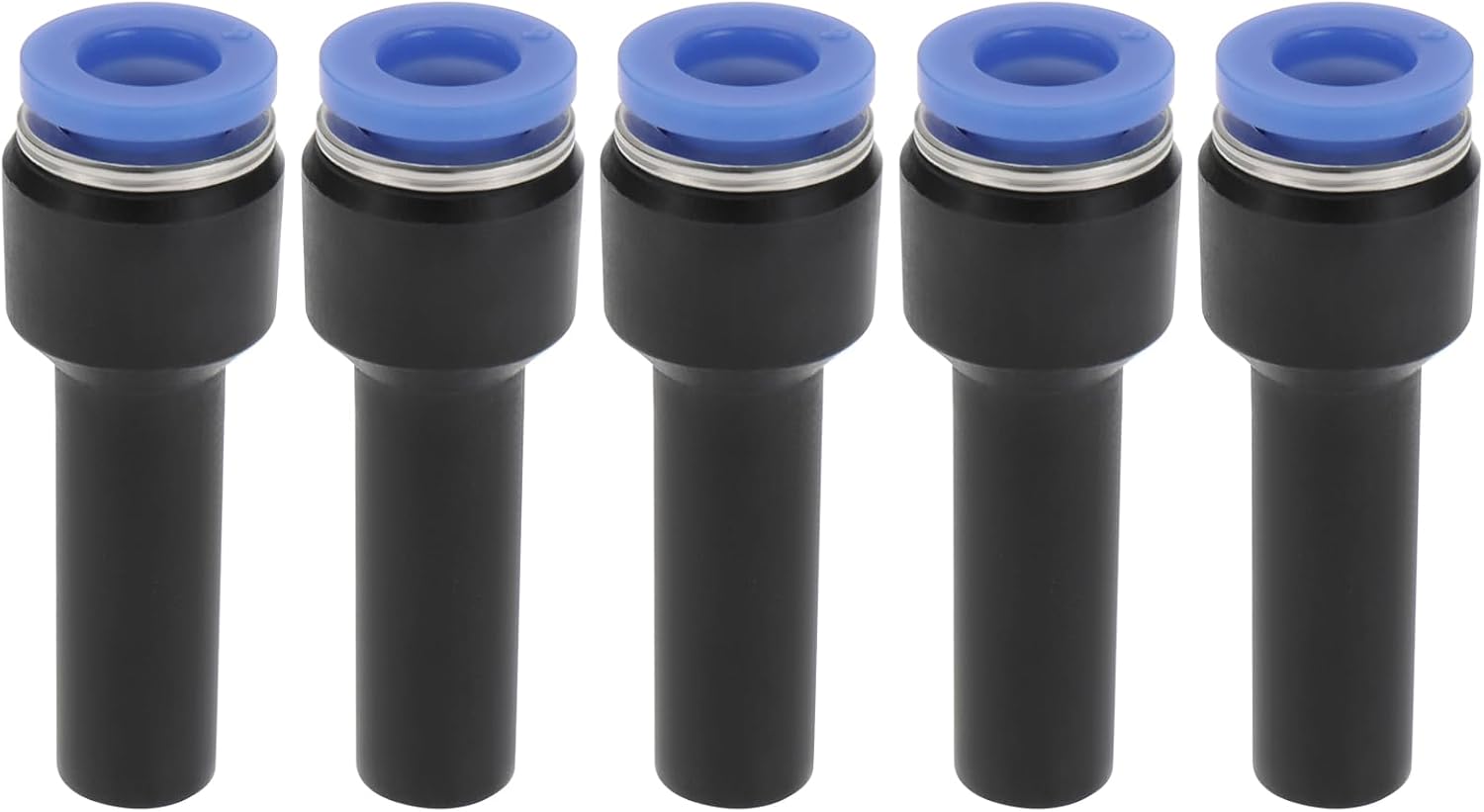 Packung Mit 5 Reduzierstücken Von 8 Mm Auf 6 Mm, 38,9 X 13,2 Mm Kunststoff-rohrverbindungsstück Für Verschiedene Gasquellen Und Pneumatische Systeme