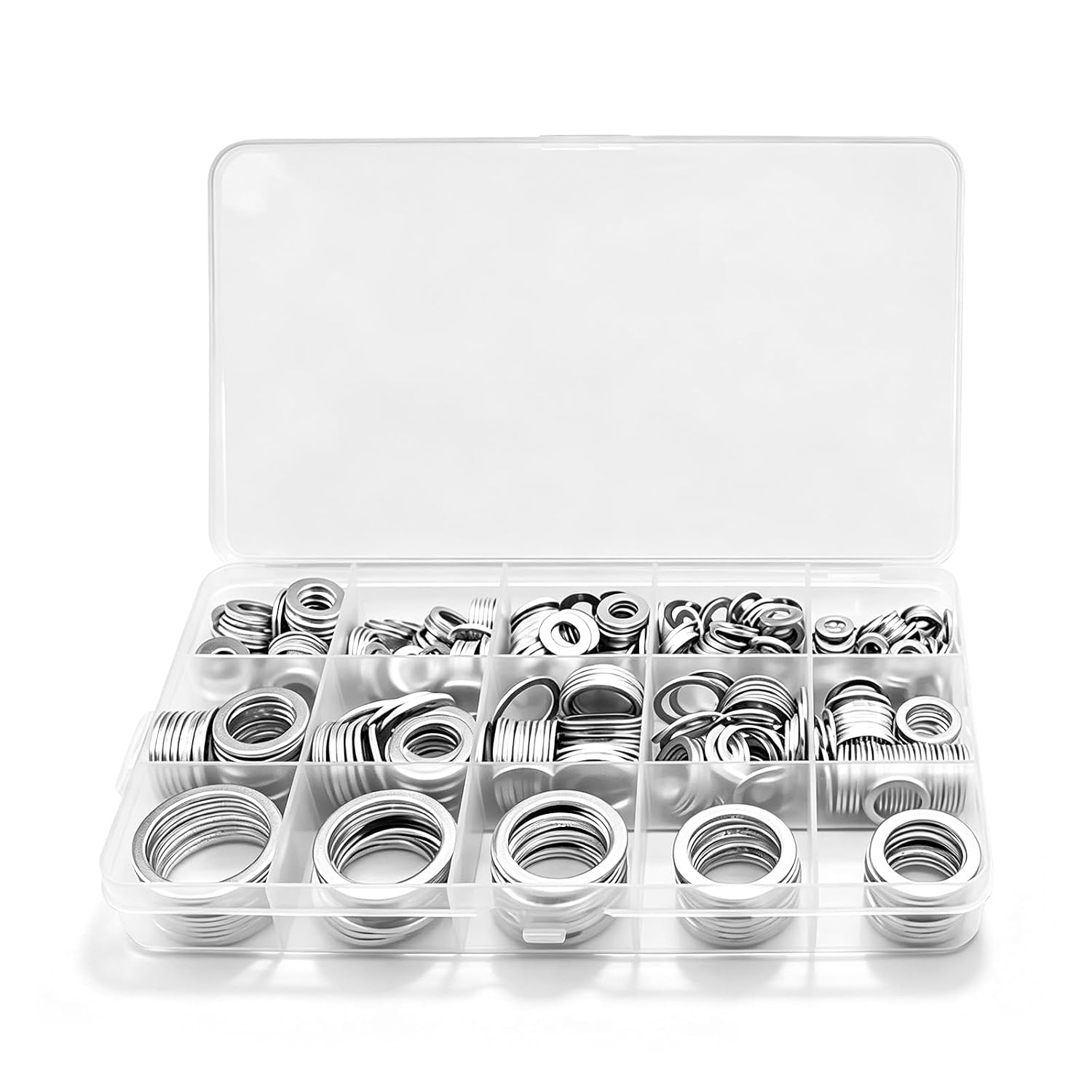 Packung Mit 490 Aluminium-ablassschraubendichtungen - 11 Größen M5-m24