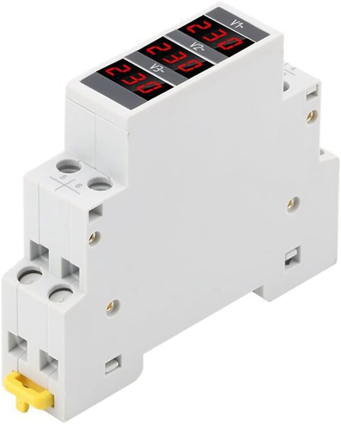 Dreiphasiges Modulares Led-digitalvoltmeter Für Din-schienen-spannungsmessung Ac80-500v