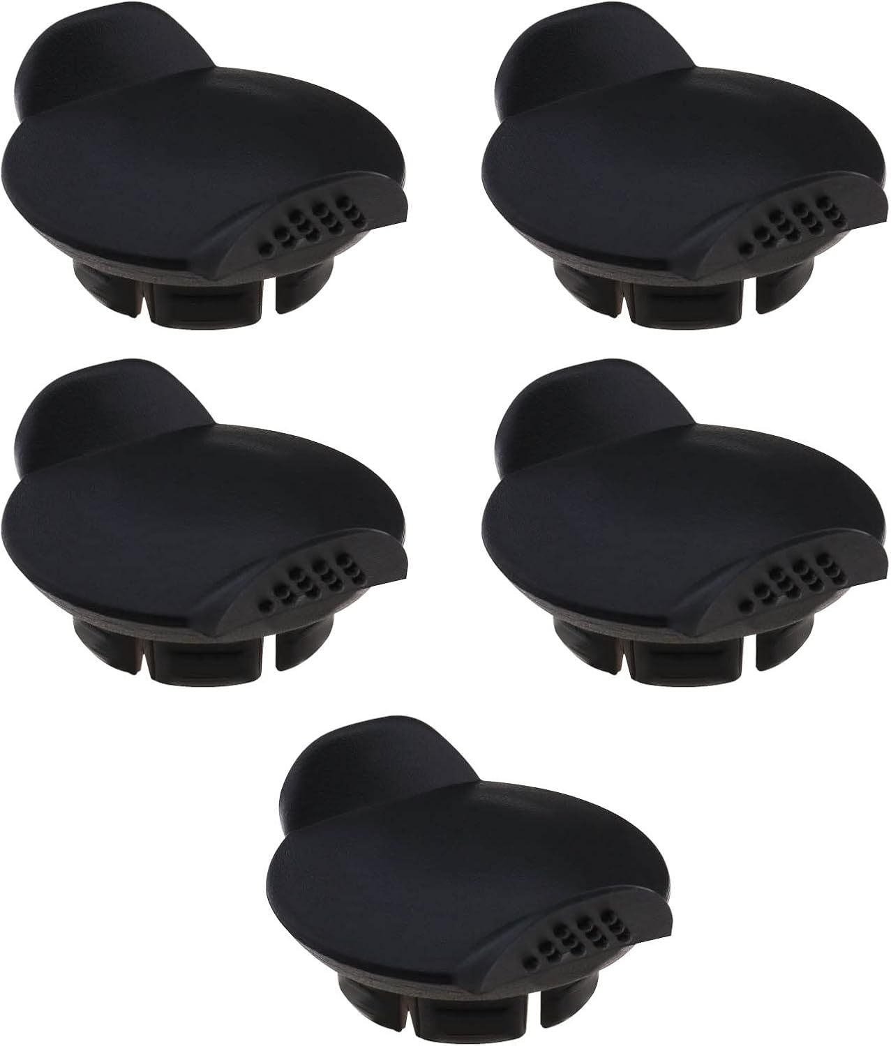 Set Mit 5 12v 21mm Zigarettenanzünder-steckern, Staub- Und Wasserdicht, Ersatzteil Für Die Meisten Fahrzeuge, Schwarzer Kunststoff