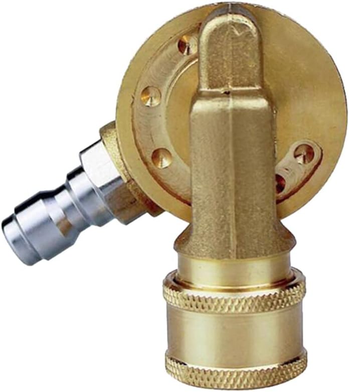 4500 Psi 6,35 Mm Schwenkkupplung Schnellanschluss Für Hochdruckreiniger 240 Grad Dachrinnenreinigungsadapter 7 Geschwindigkeiten