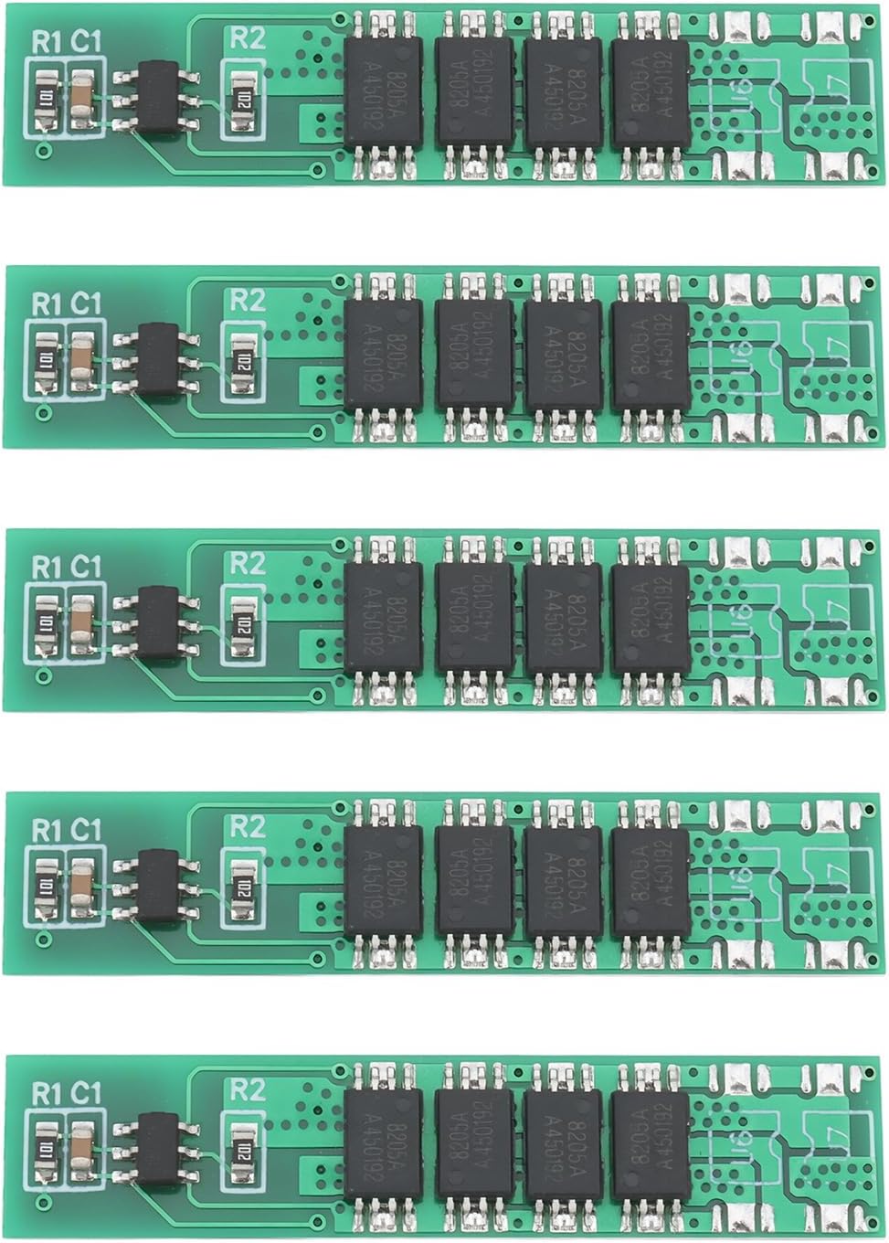 Stück Bms-schutzplatinen 1s 10a 4 Mos 18650 Lithium 1s 3,7v 10a 4 Mos Bms Für Eine Einzelne 18650-zelle Mit Überlade-, Tiefentlade-, Überstrom- Und Kurzschlussschutz