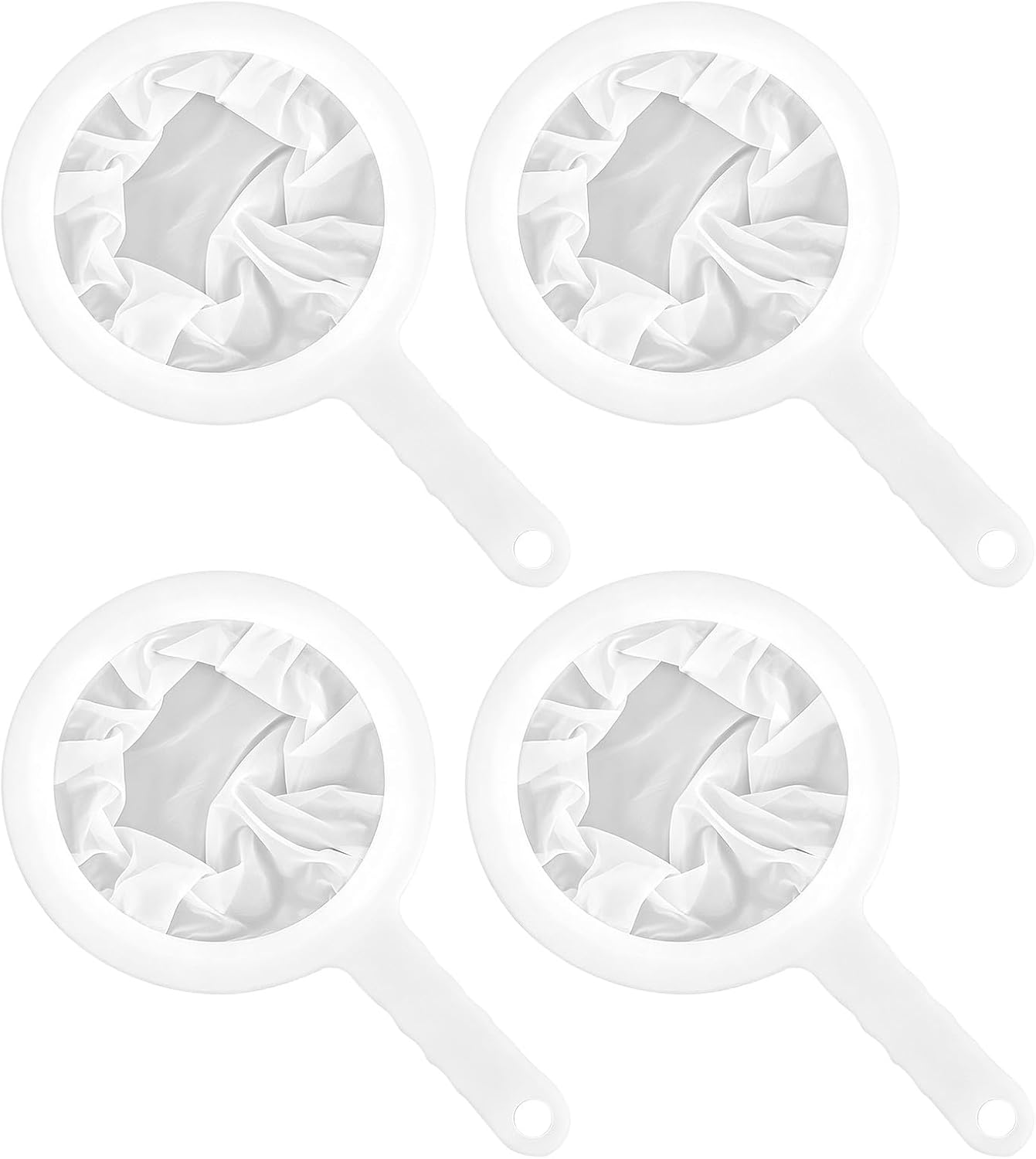 Set Mit 4 Feinen Nylonsieben – 200/300/400/450 – Für Saft, Milch, Kaffee