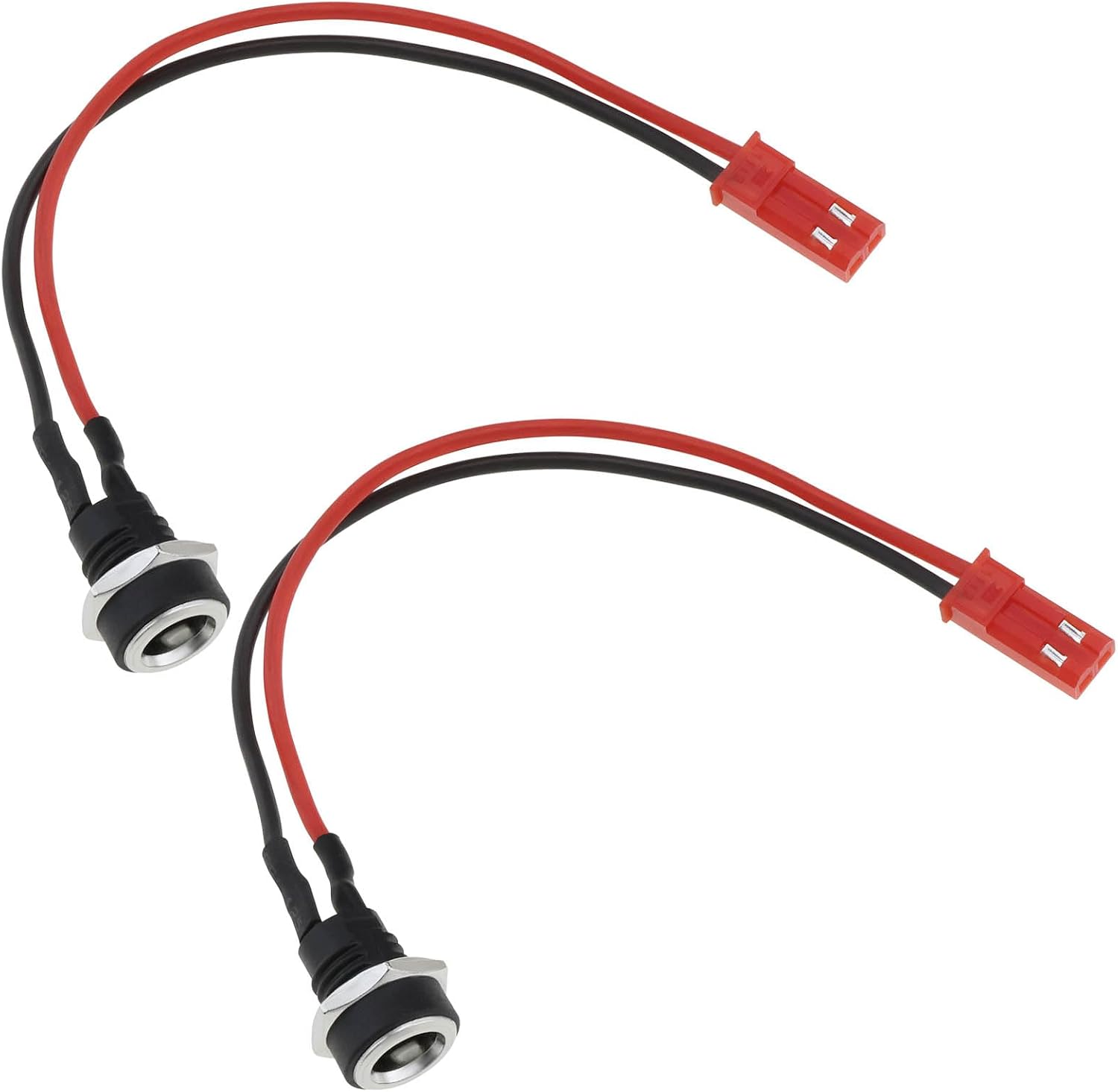 2er-pack 2-pin-ladekabel Für Elektroroller, 15 Cm Lang, 5,5 Mm Außendurchmesser, 2,5 Mm Innendurchmesser Koaxialstecker, Kompatibel Mit Dem Gotrax Gxl V2 Xr Elite Elektroroller